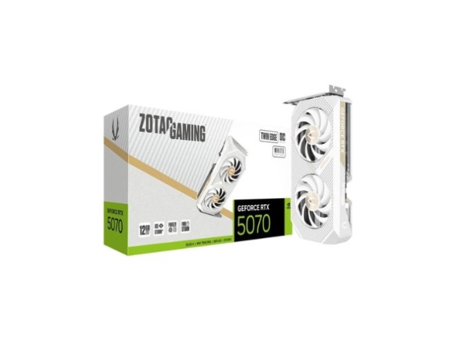 Zotac Gaming Geforce Rtx 5070 Twin Edge Oc White Ed Gddr7 (Zt-B50700q-10P)