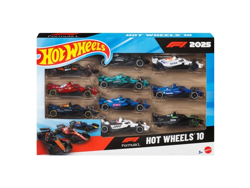 Hot Wheels JMM24, Ajoneuvosetti, 3 vuosi/vuosia, Muovi, Metalli, Monivärinen