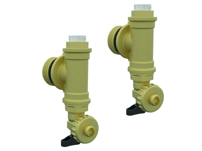 Endestykkesæt Comfia 1 luftskrue/aftapve | VVS Artiklar - Uppvärmning - Golvvärme | GameStuff