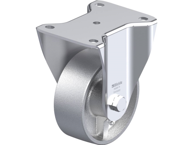 Blickle 605097 Bh-G 127G Feststellrad, Raddurchmesser 125 Mm, Tragfähigkeit Max. 750 Kg