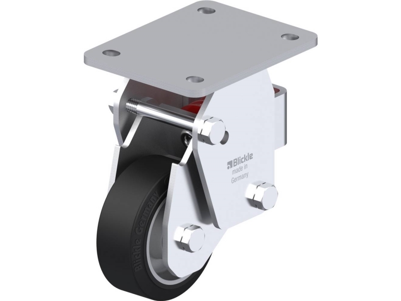 Blickle 605709 Bhf-Alev 100K-3 Stützräder, Gefedert Raddurchmesser: 100 Mm Tragfähigkeit (Max.): 200 Kg 1 Stück
