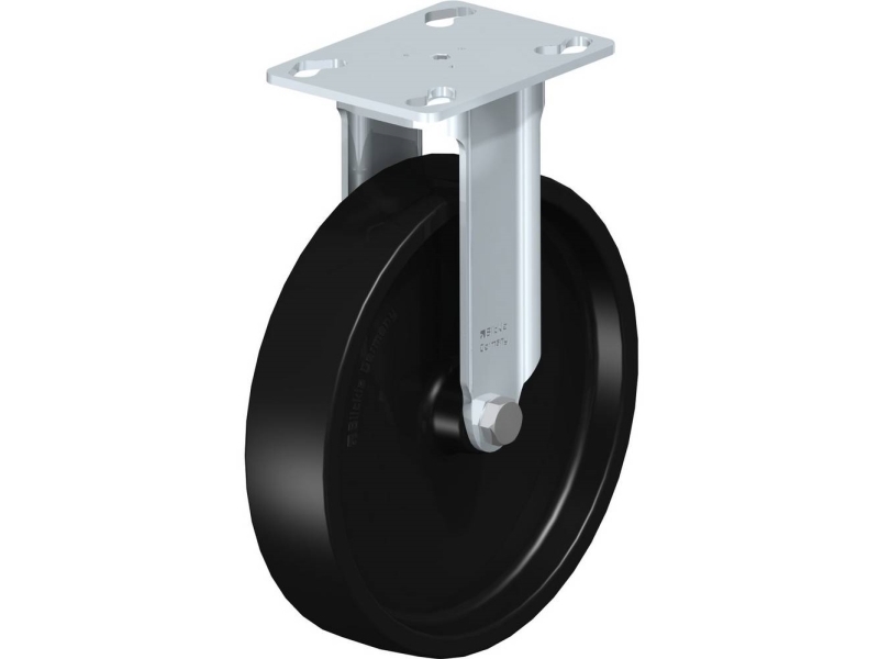 Blickle 561472 Bkpa-Poa 150G Festrolle, Raddurchmesser 150 Mm, Tragfähigkeit (Max.) 110 Kg, 1 Stk.