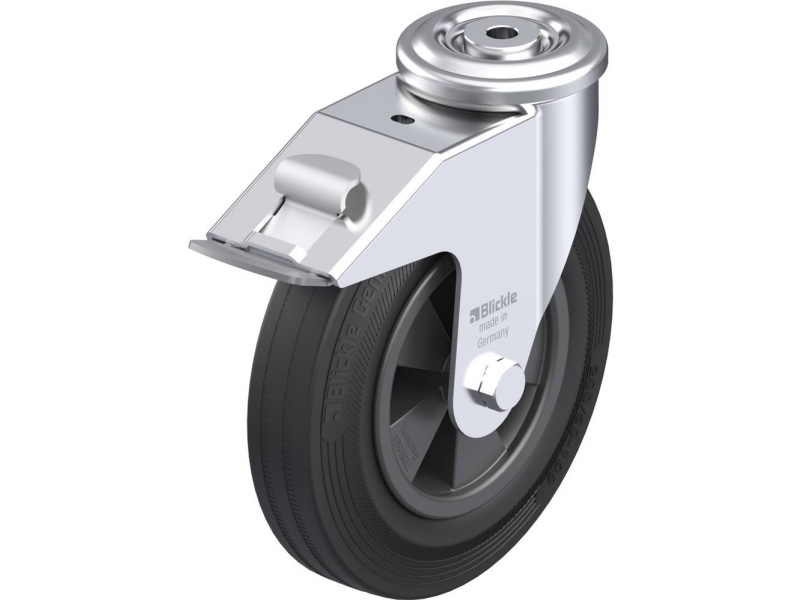 Blickle 554204 Ler-Vpp 200G-Fi Lenkrollen Mit Bremse Raddurchmesser: 200 Mm Tragfähigkeit (Max.): 205 Kg 1 Stück