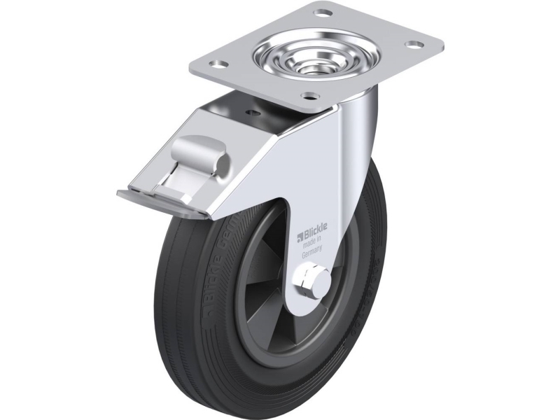 Blickle 394122 Le-Vpp 200G-Fi Lenkrolle Mit Bremse Raddurchmesser 200 Mm Tragfähigkeit (Max) 205 Kg 1 Stk