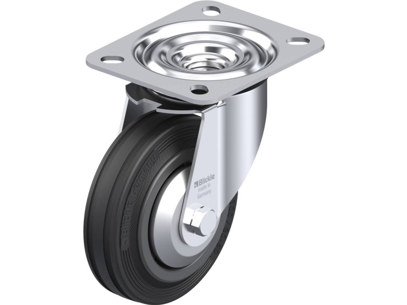 Blickle 611699 Le-Vpp 100R-Fa Räder Raddurchmesser: 100 Mm Tragfähigkeit (Max): 70 Kg 1 Stück