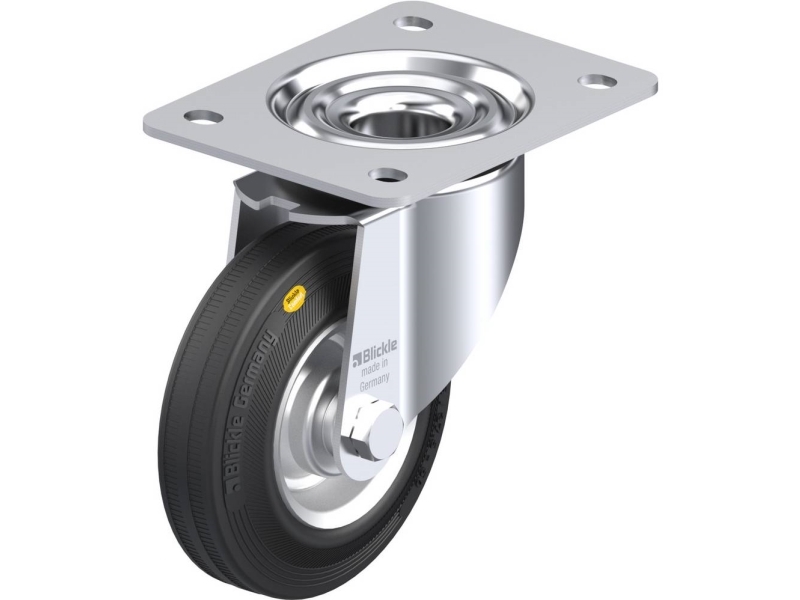 Blickle 263061 Lk-Rd 125R-3 Hjul Hjuldiameter: 125 Mm Bæreevne (Maks.): 120 Kg 1 Stk
