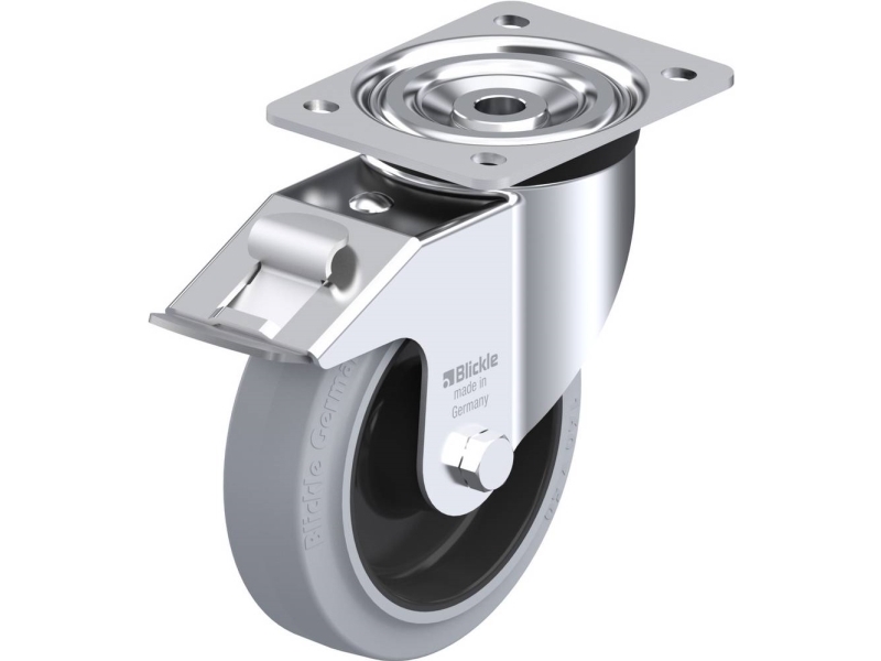 Blickle 78048 L-Poev 160R-Fi-Sg Lenkrolle Mit Bremse Raddurchmesser 160 Mm Tragfähigkeit (Max.) 400 Kg 1 Stk