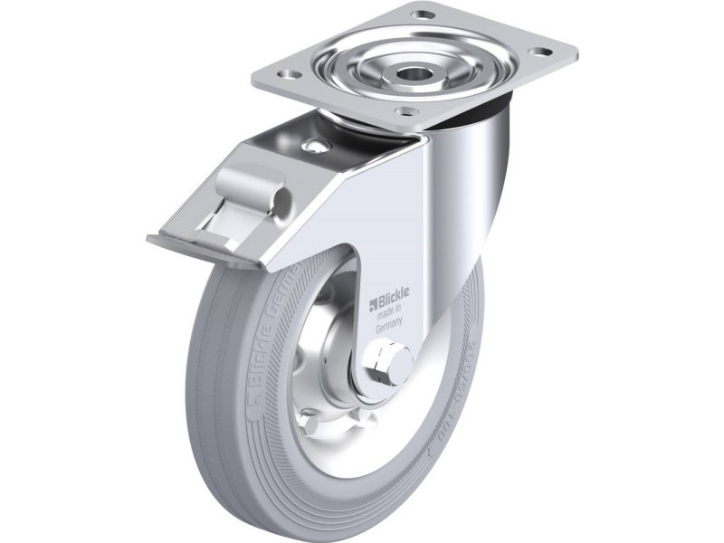 Blickle 72983 L-V 200K-Fi-Sg Lenkrollen Mit Bremse Raddurchmesser: 200 Mm Tragfähigkeit (Max.): 205 Kg 1 Stück
