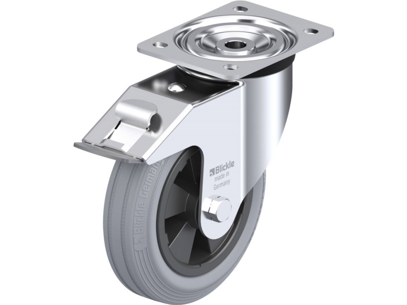 Blickle 74849 L-VPP 180R-FI-SG Styrehjul med bremse Hjuldiameter: 180 mm Bæreevne (maks.): 170 kg 1 stk