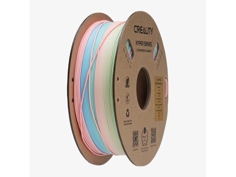 Filament Creality Hyper Rainbow Pla, 1Kg, 1.75Mm, Wild Blossom-Long (3301010426)