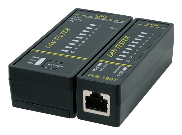 Logilink Wz0080, Rj-45 & Sfp Tester, Rj-11, Rj-12, Rj-45, Schwarz, 70 Mm, 92 Mm, 27 Mm
