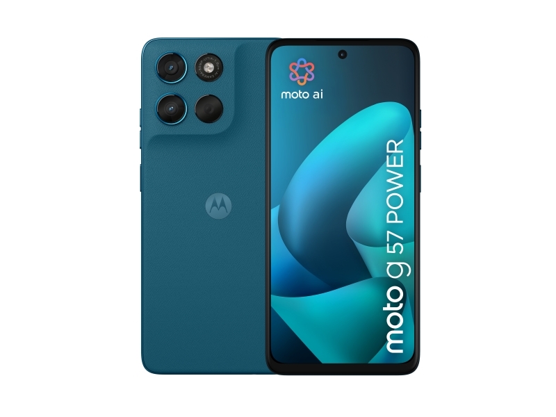 Motorola Moto G57 Power , 17,1 Cm (6.72"), 12 Gb, 256 Gb, 50 Mp, Android 16.0, Blå