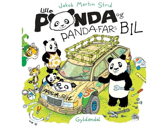 Lille Panda Og Panda-Farens Bil | Jakob Martin Strid
