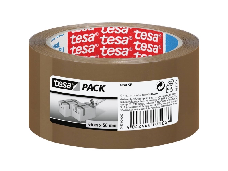 tesa 58173-00000-01 Tape tesapack® Brun (L x B) 66 m x 50 mm 1 stk