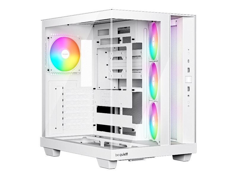 Be Quiet! Light Base 500 Lx Weiß, Midi Tower, Pc, Hvid, Atx, Micro Atx, Mini-Itx, Acrylnitrilbutadienstyren, Glas, Stål, Spil