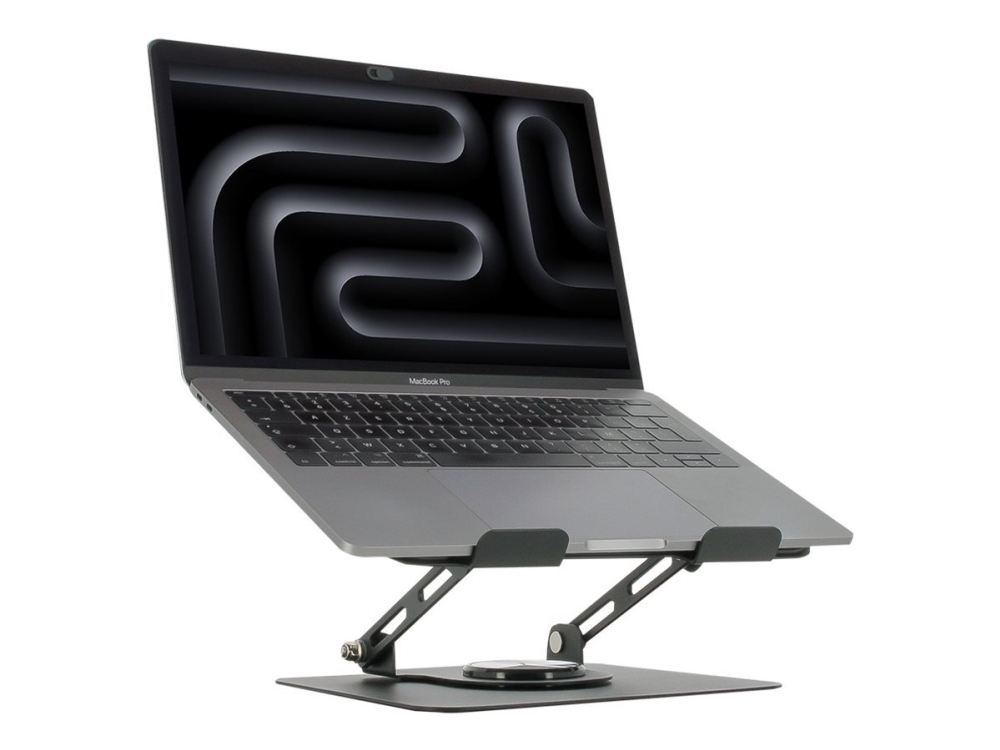Mobilis - Stander Til Notebook - 360° Rotating - 17" - Sort