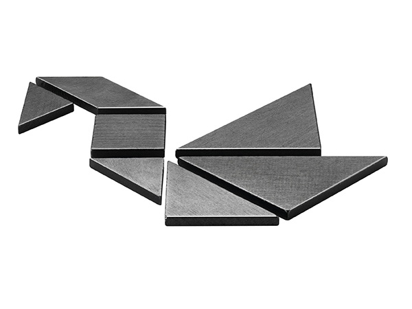 Schmidt Tangram puslespil i dåse