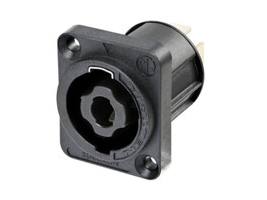 Neutrik NL4MPXX, speakON, Svart, Hankoppling, Rak, Koppar, 2800 V | Lauritz Knudsen - LK FUGA - Övriga FUGA | GameStuff