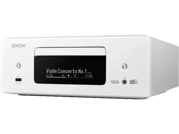 Denon RCD-N12, 65 W, 3,5 mm, 3,5 mm, DAB, DAB+, Spotify, CD-R, CD-RW, CD-RW