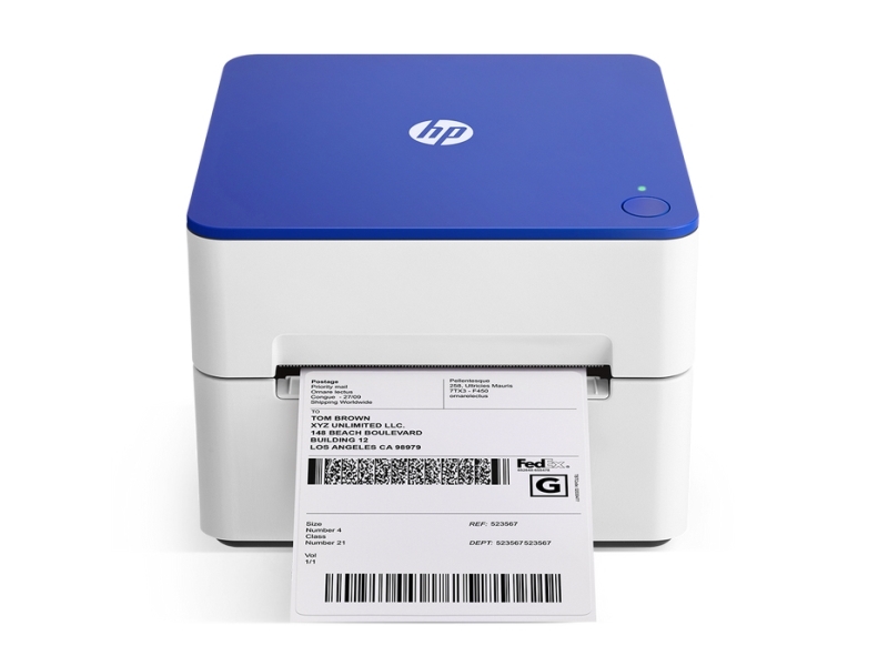 HP HPKE200, Suoralämpö, 203 x 203 DPI, 178 mm/s, Langallinen, Sininen, Valkoinen