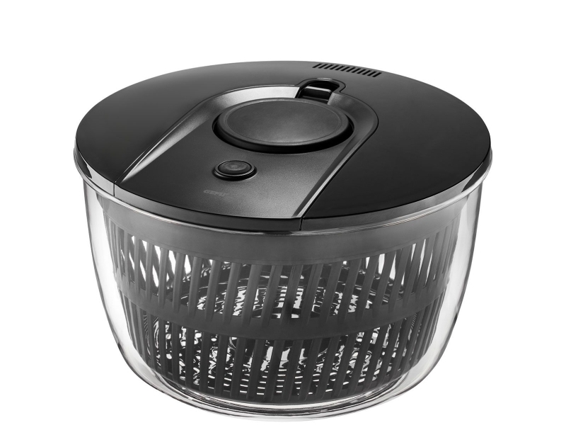 GEFU 28176, Svart, Plast, 5 l, Rund, 1 styck, 250 mm | Köksutrustning - Köksredskap - Salladsslinger | GameStuff