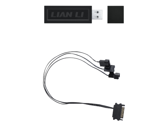 Lian Li RF-T-B, Adresserbar RGB-kontroller, Svart, 1 styck | Belysning - Tillbehör & reservdelar - Övriga | GameStuff