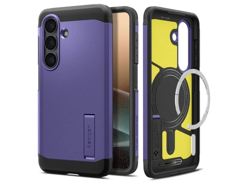 Spigen Tough Armor Magsafe-Etui Til Samsung Galaxy S26+ Plus Ash Violet