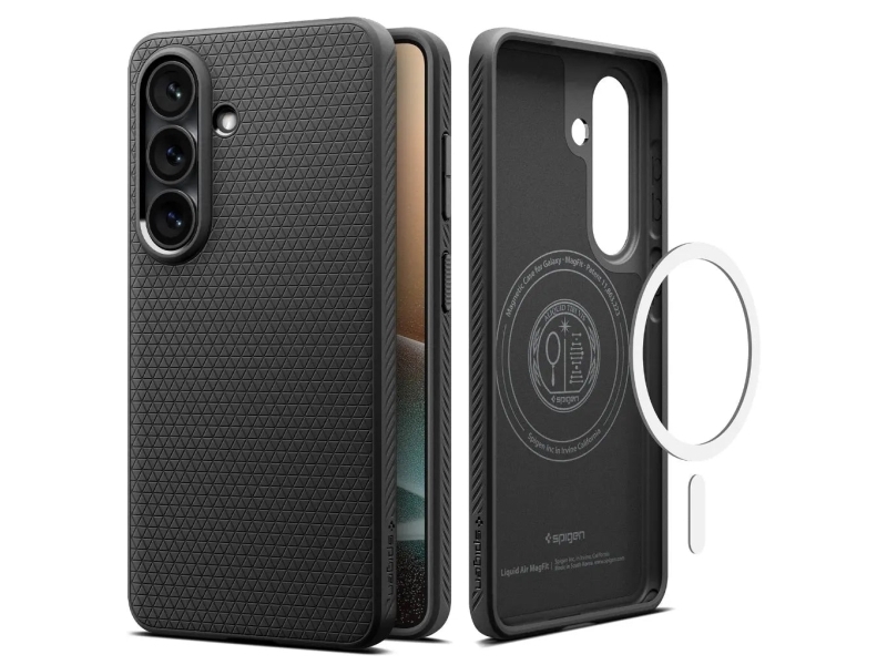 Spigen Liquid Air Mag Kompatible Tasche Für Samsung S26 Mattschwarz