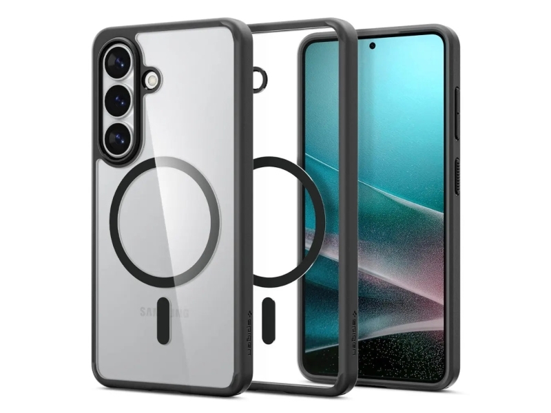 Spigen Ultra Hybrid (MagFit), Cover, Samsung, Galaxy S26, 16 cm (6.3), Transparent, Sort