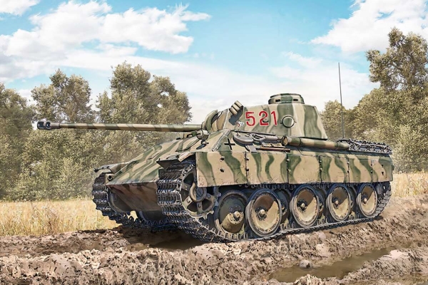 Italeri 90290 - Pz. Kpfw. V Panther Ausf. D Tank Byggesæt - 1:35