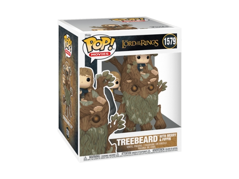 Funko Pop 6" Super Lotr Treebeard W/Mary & Pip