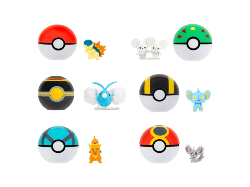 Pokémon Figur - Clip 'N' Go - Assorteret