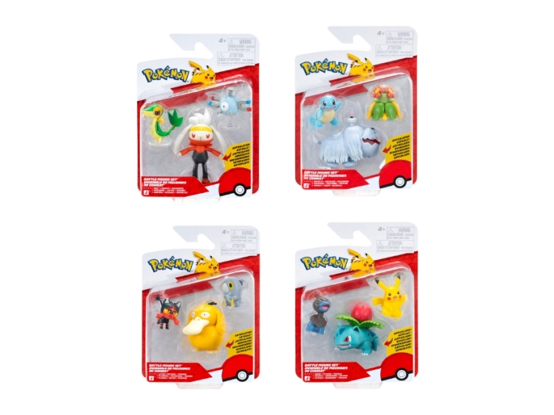 Pokémon Battle Figure 3-Pak (Ass.)