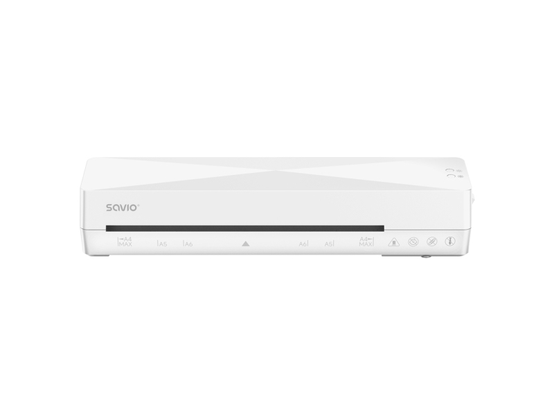Savio LR-01/W, 23 cm, Kold/varm lamineringsmaskine, 2 min., 320 mm/min, 0,5 mm, A4