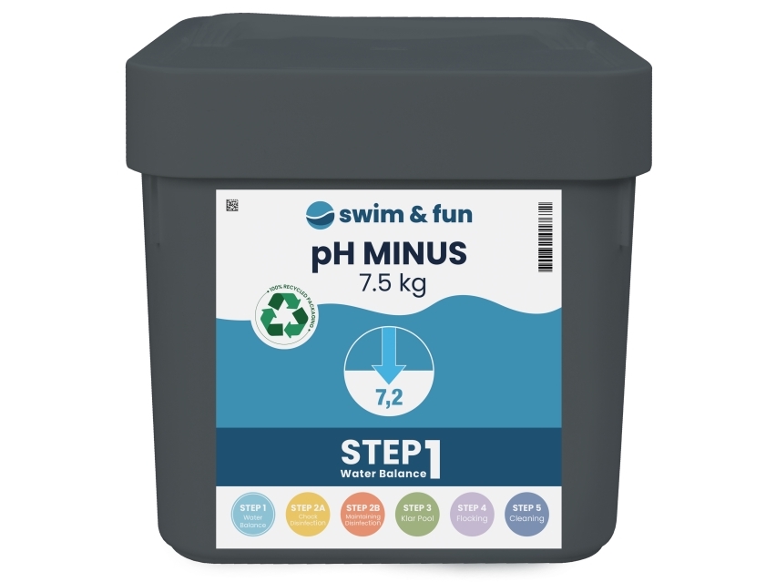 Swim&Fun Ph Minus - 7,5 Kg - Schritt 1