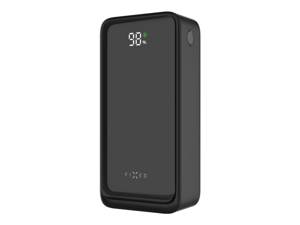Fixed Zen2 30 - Powerbank - 30000 Mah - 3S - 22.5 Watt - 3 A - Pd 3.0 - 3 Output-Stikforbindelser (Usb-C, 2 X Usb) - Sort