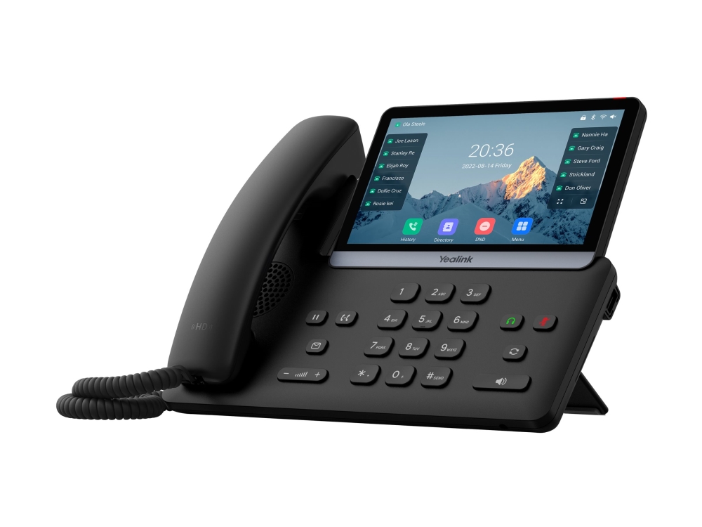 Yealink SIP-T77U - VoIP-telefon med nummerpresentation/samtal väntar - 10-riktad samtalsförmåg - SIP, SIP v2, ICE - klassiskt grå | Tele & GPS - Fast & IP telefoner - Trådlösa telefoner | GameStuff
