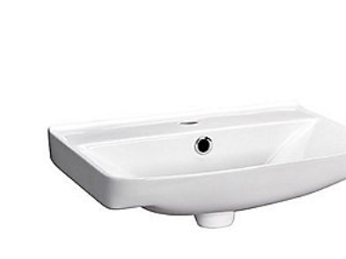 Picto vask 57cm - firkantet med overløb 570x420x150mm