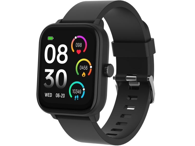 SmartWatch GPS IP68 H&auml;lsokoll SWG-155B Svart