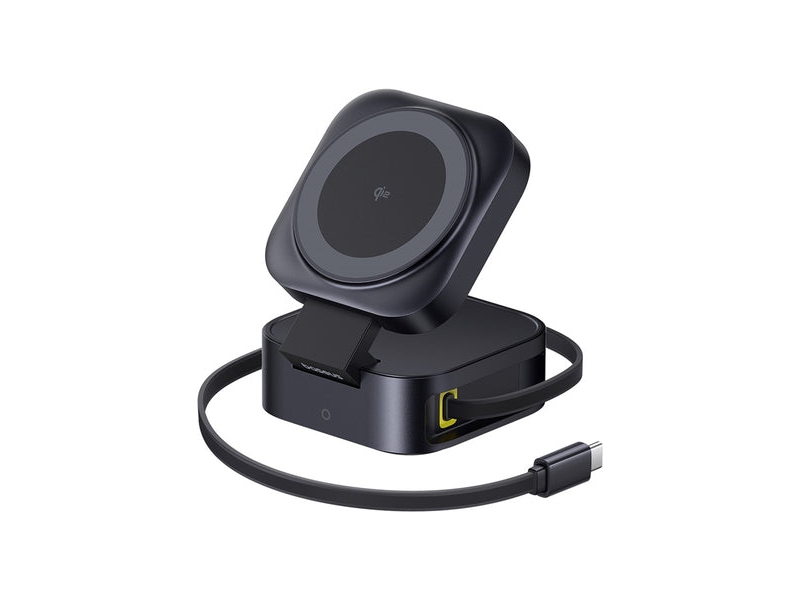 Baseus P10276800123-00, Drinnen, Usb, Kabelloses Aufladen, 0,6 M, Schwarz