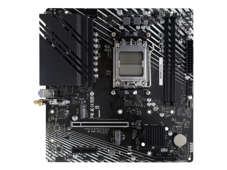 Biostar B850mt2-E Dj, Amd, Sockel Am5, Amd Ryzen 9000 Series, Amd Ryzen 8000 Series, Amd Ryzen 7000 Series, Sockel Am5, Ddr5-Sdram, 128 Gb