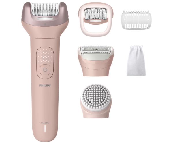 Hårepilator Philips Series 9000 Wet & Dry rosa – Epilatorer BRE718/00 (8720689033084)