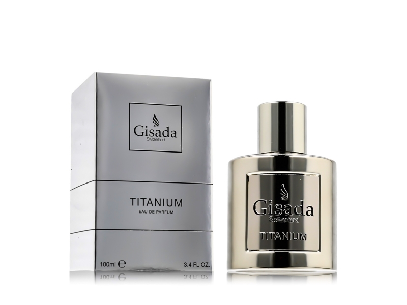 Gisada Titanium Eau De Parfum 100Ml For Men Spicy Vibrant Fresh And Powerful Fragrance