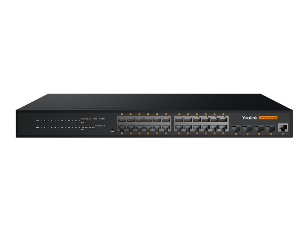 Yealink Rch80, Managed, L2+, Power Over Ethernet (Poe), Rack-Einbau