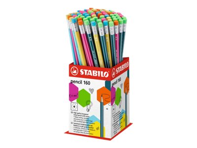 Stabilo Pencil - Blyant - Hb - Med Viskelæder (Pakke Med 72)