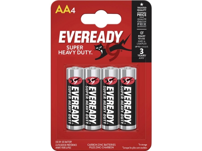 Eveready Shd Aa-Batterie Zink-Kohle 1,5 V (4 Stk)