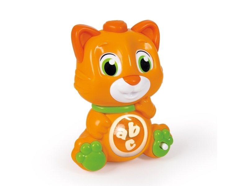 Clementoni, Kūdikiams, Interaktyvus žaislas, Katė, Oranžinis, Unisex, 10 - 36 mėnesių