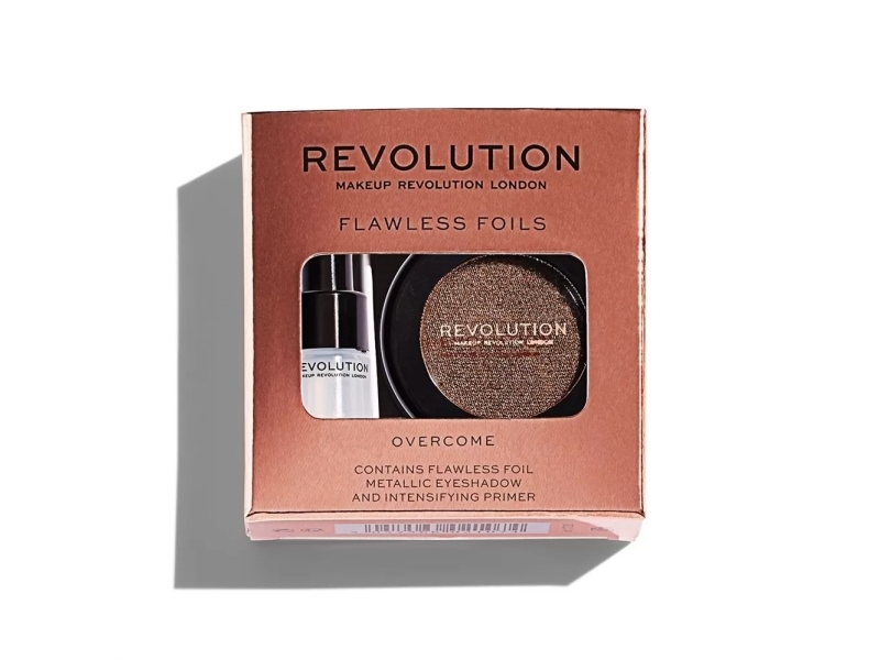 Makeup Revolution Cień do powiek Flawless Foils Overcome + baza | Smink - Ögon - Ögonskugga | GameStuff
