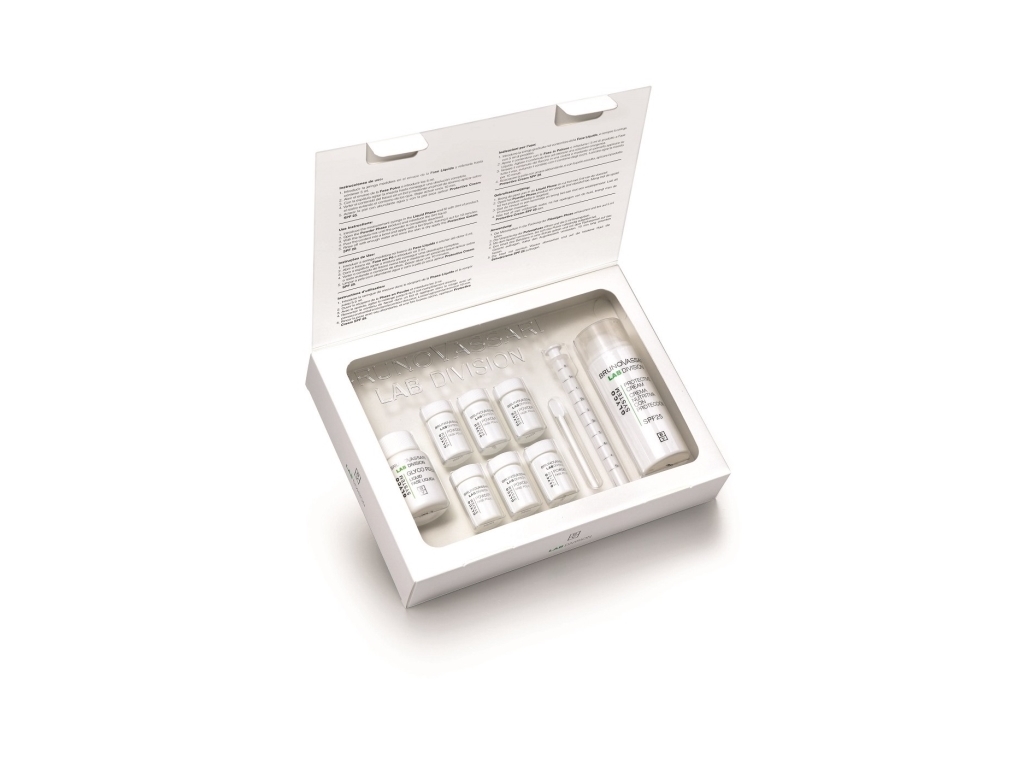 Set Bruno Vassari: Glyco System, Eliminates Impurities, Exfoliating Powder, 6 pcs, 0.30 g + Glyco System, Protects & Hydrates, Cream, For Face, SPF 25, 30 ml | Ansiktsrengöring - Exfoliering | GameStuff