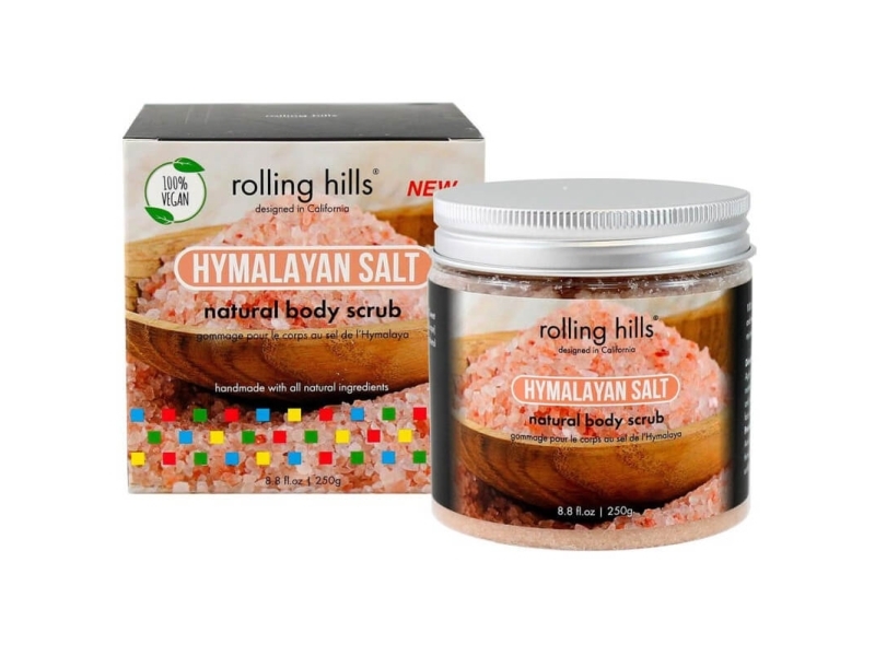 "Rolling Hills Natural Body And Face Scrub Mit Himalayasalz, 250 G